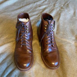 J Crew mens KENTON PLAIN TOE BOOTS  leather boots sz 11.5